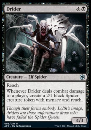 Drider [Dungeons & Dragons: Adventures in the Forgotten Realms] Magic: The Gathering