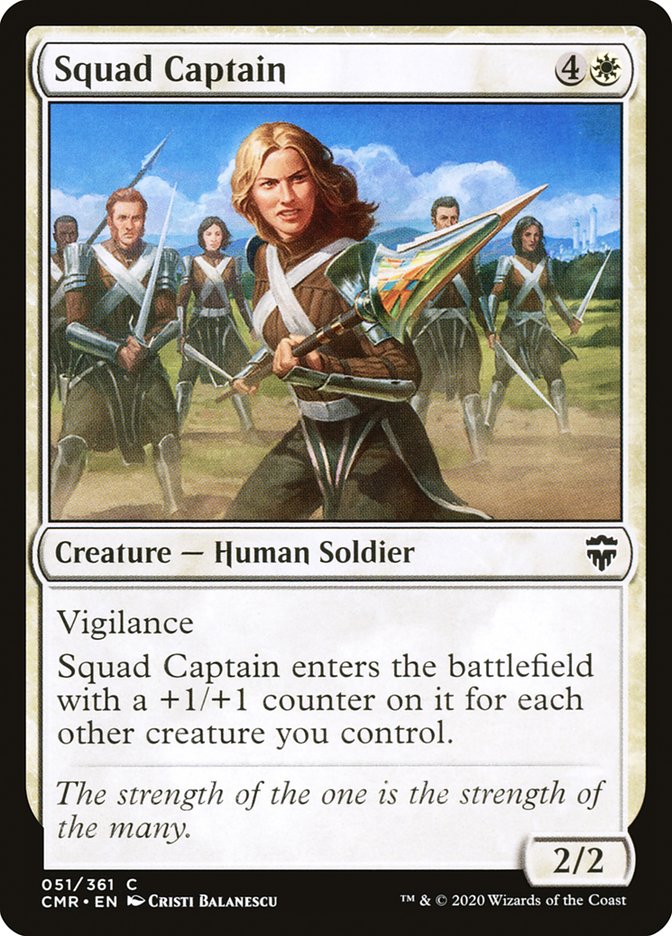 Squad Captain [Commander Legends] Magic: The Gathering