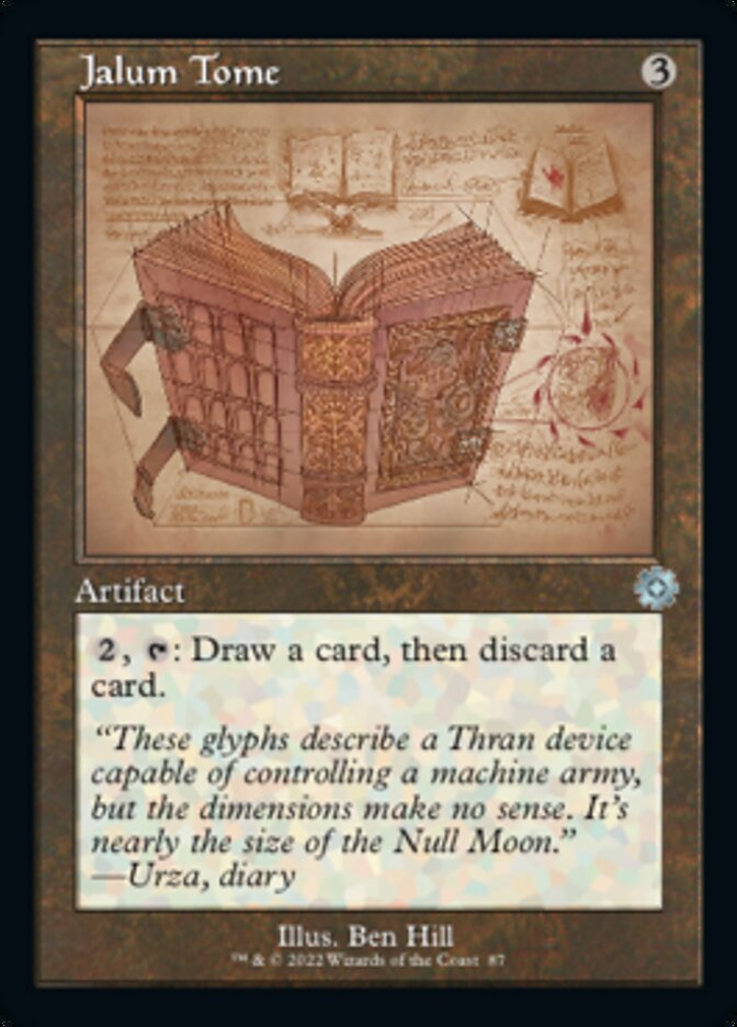 Jalum Tome (Retro Schematic) [The Brothers' War Retro Artifacts] Magic: The Gathering