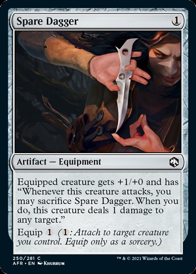 Spare Dagger [Dungeons & Dragons: Adventures in the Forgotten Realms] Magic: The Gathering