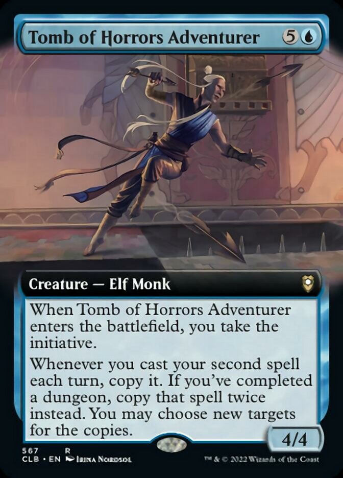 Tomb of Horrors Adventurer (Extended Art) [Commander Legends: Battle for Baldur's Gate] Magic: The Gathering