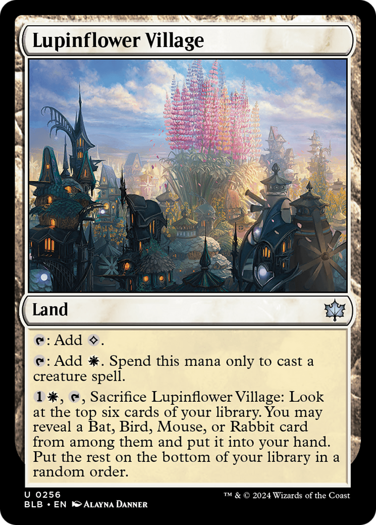 Lupinflower Village [Bloomburrow] Magic: The Gathering