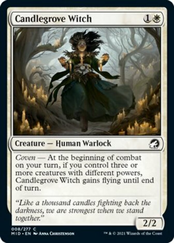 Candlegrove Witch [Innistrad: Midnight Hunt] Magic: The Gathering