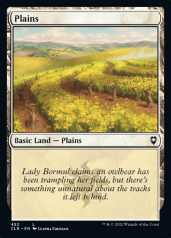 Plains (452) [Commander Legends: Battle for Baldur's Gate] Magic: The Gathering