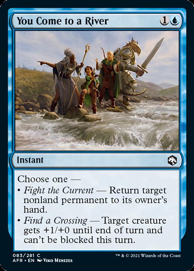 You Come to a River [Dungeons & Dragons: Adventures in the Forgotten Realms] Magic: The Gathering