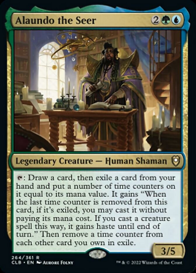 Alaundo the Seer [Commander Legends: Battle for Baldur's Gate] Magic: The Gathering