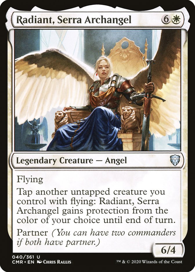 Radiant, Serra Archangel [Commander Legends] Magic: The Gathering