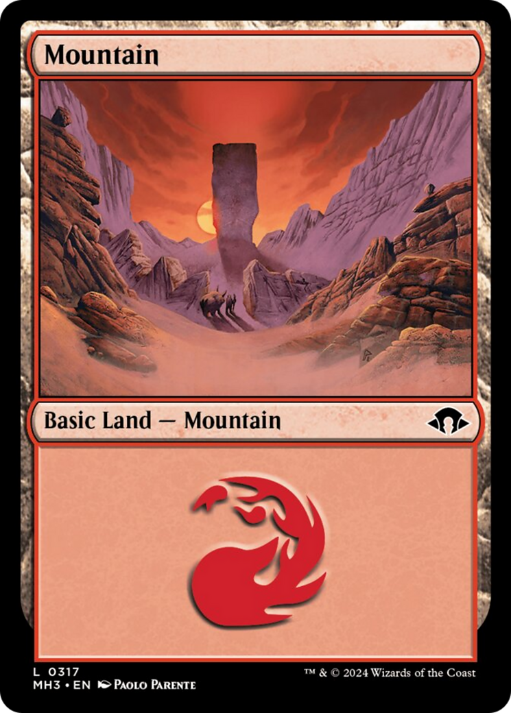 Mountain (0317) [Modern Horizons 3] Magic: The Gathering