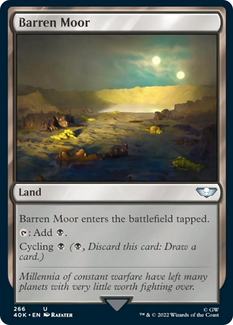 Barren Moor [Warhammer 40,000] Magic: The Gathering