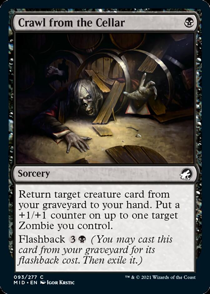 Crawl from the Cellar [Innistrad: Midnight Hunt] Magic: The Gathering