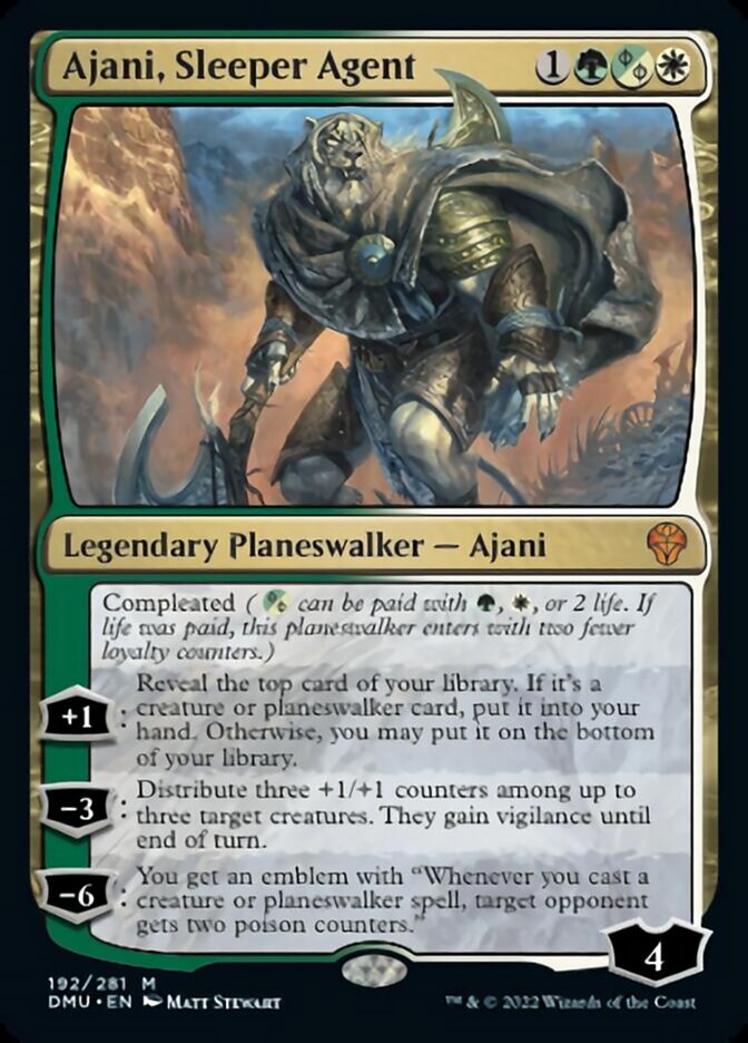 Ajani, Sleeper Agent [Dominaria United] Magic: The Gathering