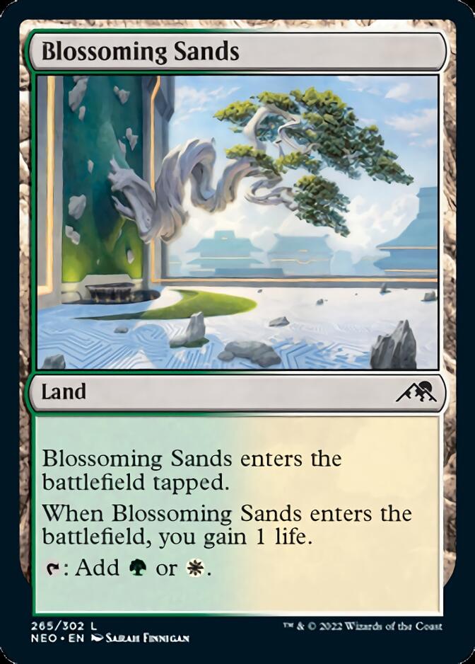 Blossoming Sands [Kamigawa: Neon Dynasty] Magic: The Gathering