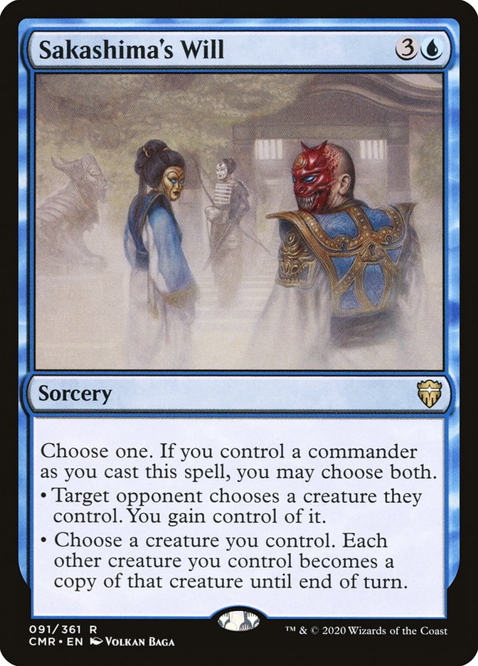 Sakashima's Will [Commander Legends] Magic: The Gathering