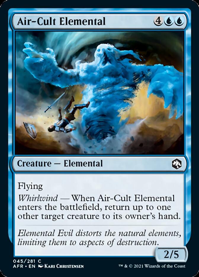 Air-Cult Elemental [Dungeons & Dragons: Adventures in the Forgotten Realms] Magic: The Gathering