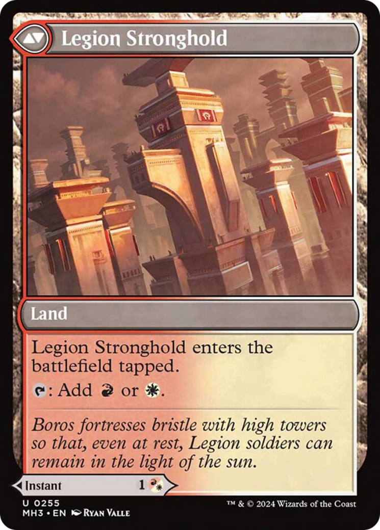 Legion Leadership // Legion Stronghold [Modern Horizons 3] Magic: The Gathering