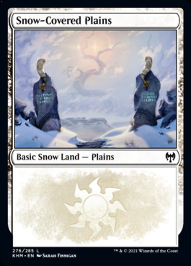 Snow-Covered Plains (276) [Kaldheim] Magic: The Gathering