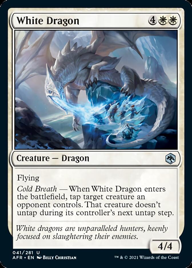 White Dragon [Dungeons & Dragons: Adventures in the Forgotten Realms] Magic: The Gathering