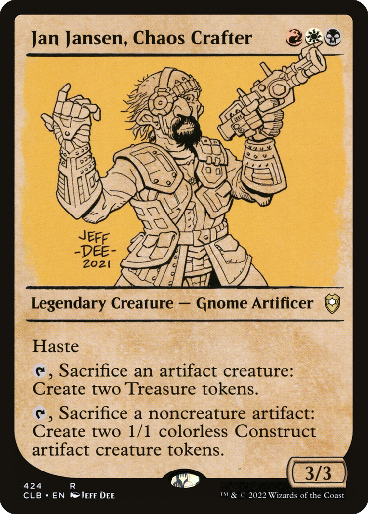 Jan Jansen, Chaos Crafter (Showcase) [Commander Legends: Battle for Baldur's Gate] Magic: The Gathering