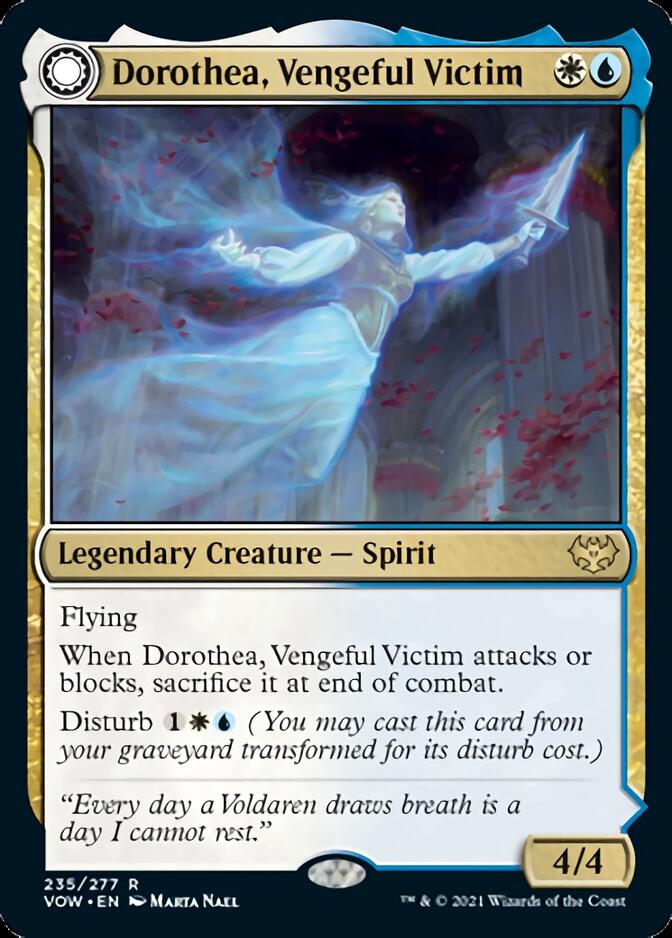 Dorothea, Vengeful Victim // Dorothea's Retribution [Innistrad: Crimson Vow] Magic: The Gathering