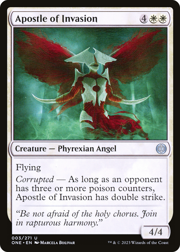 Apostle of Invasion [Phyrexia: All Will Be One] Magic: The Gathering