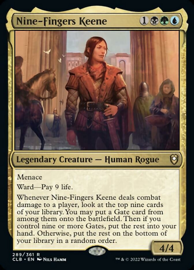 Nine-Fingers Keene [Commander Legends: Battle for Baldur's Gate] Magic: The Gathering