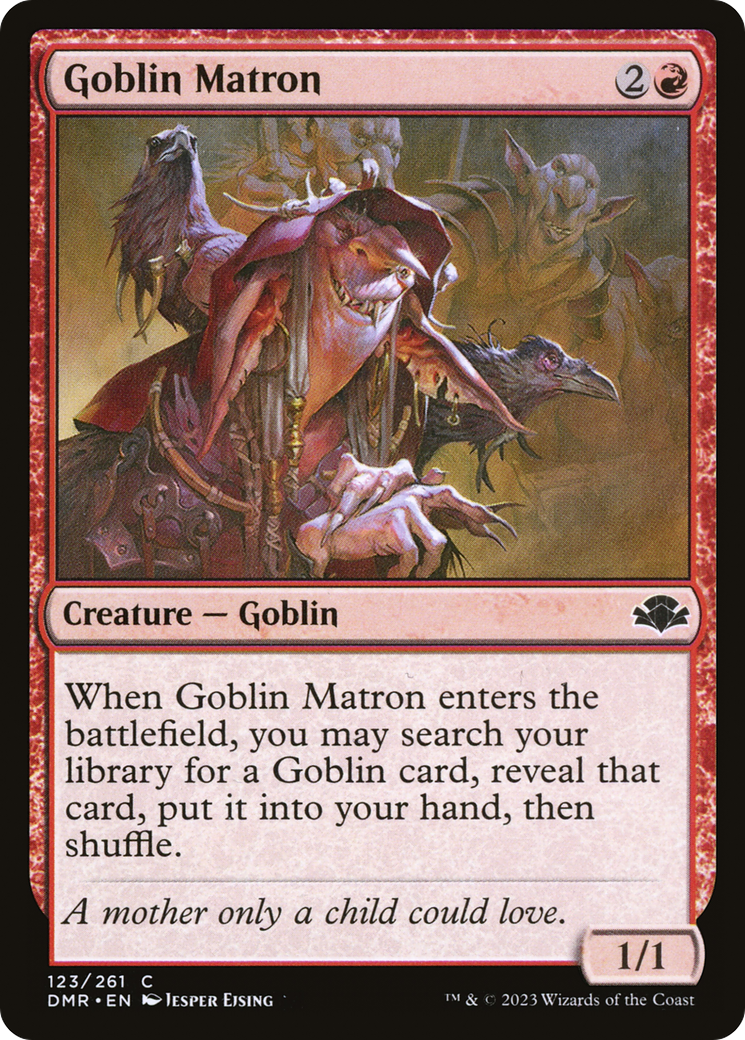 Goblin Matron [Dominaria Remastered] Magic: The Gathering