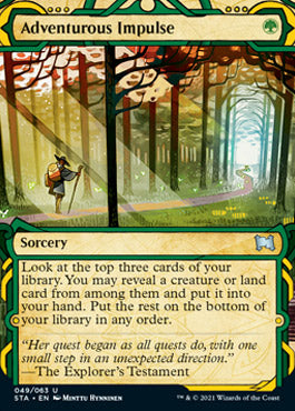 Adventurous Impulse [Strixhaven: School of Mages Mystical Archive] Magic: The Gathering