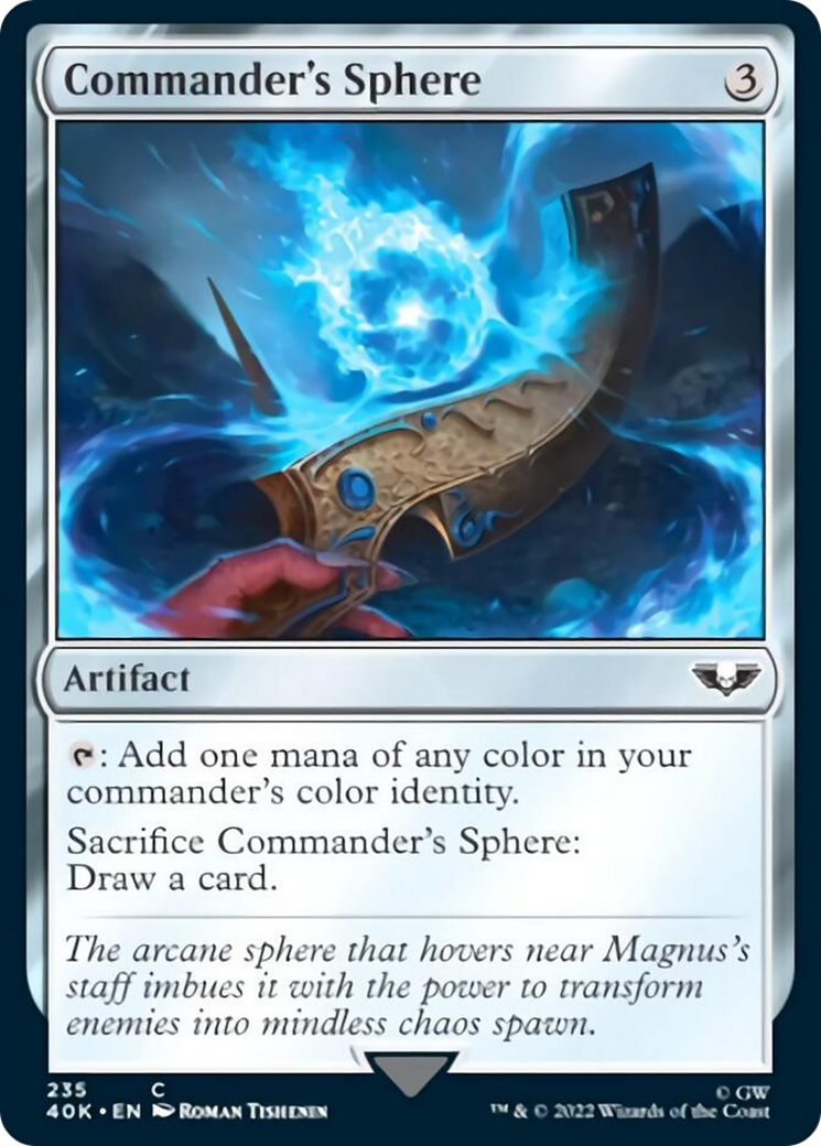 Commander's Sphere (235) [Warhammer 40,000] Magic: The Gathering