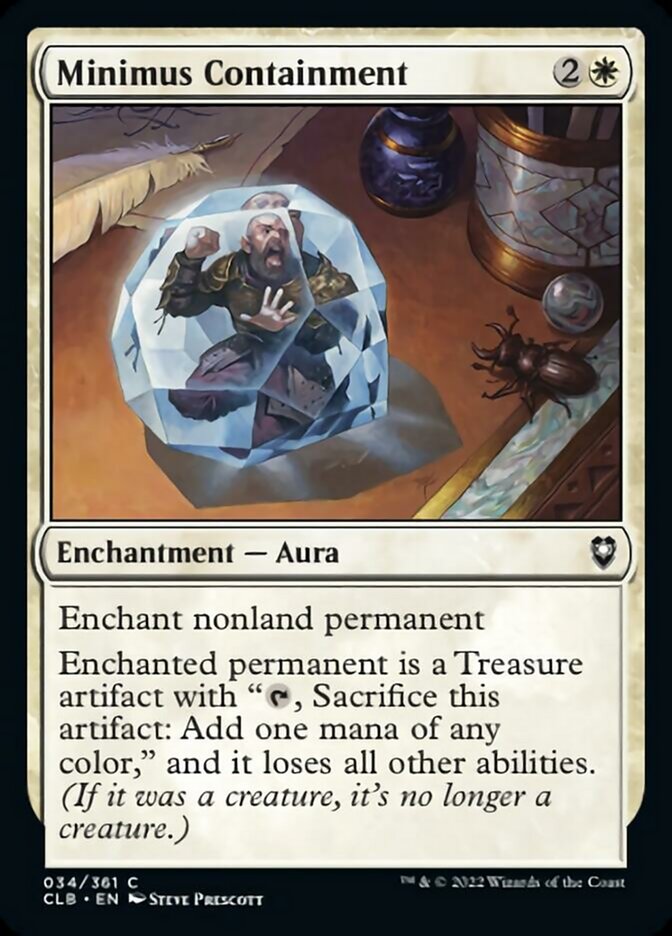 Minimus Containment [Commander Legends: Battle for Baldur's Gate] Magic: The Gathering