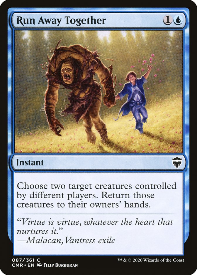 Run Away Together [Commander Legends] Magic: The Gathering