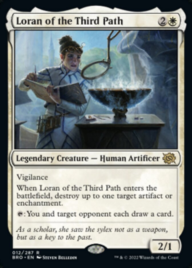 Loran of the Third Path [The Brothers' War] Magic: The Gathering