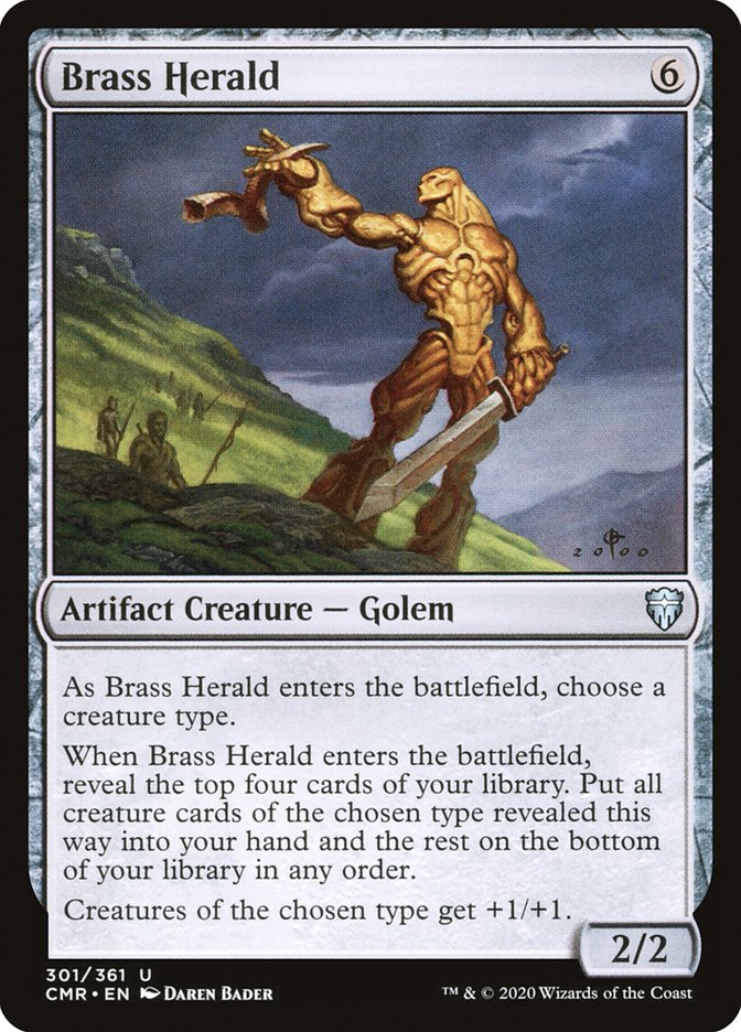 Brass Herald [Commander Legends] Magic: The Gathering