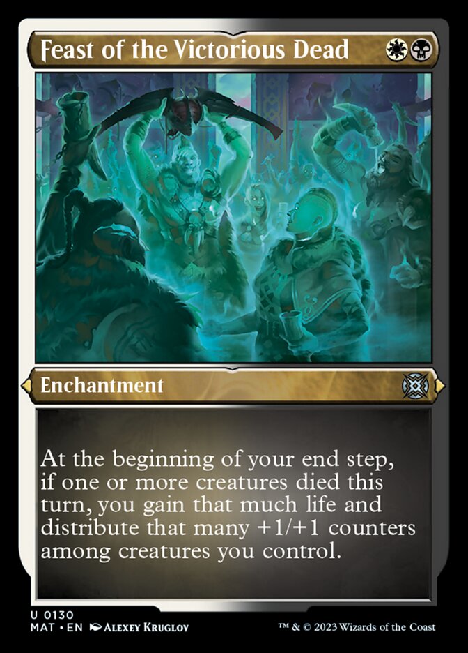 Feast of the Victorious Dead (Foil Etched) [March of the Machine: The Aftermath] Magic: The Gathering