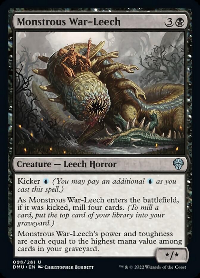 Monstrous War-Leech [Dominaria United] Magic: The Gathering