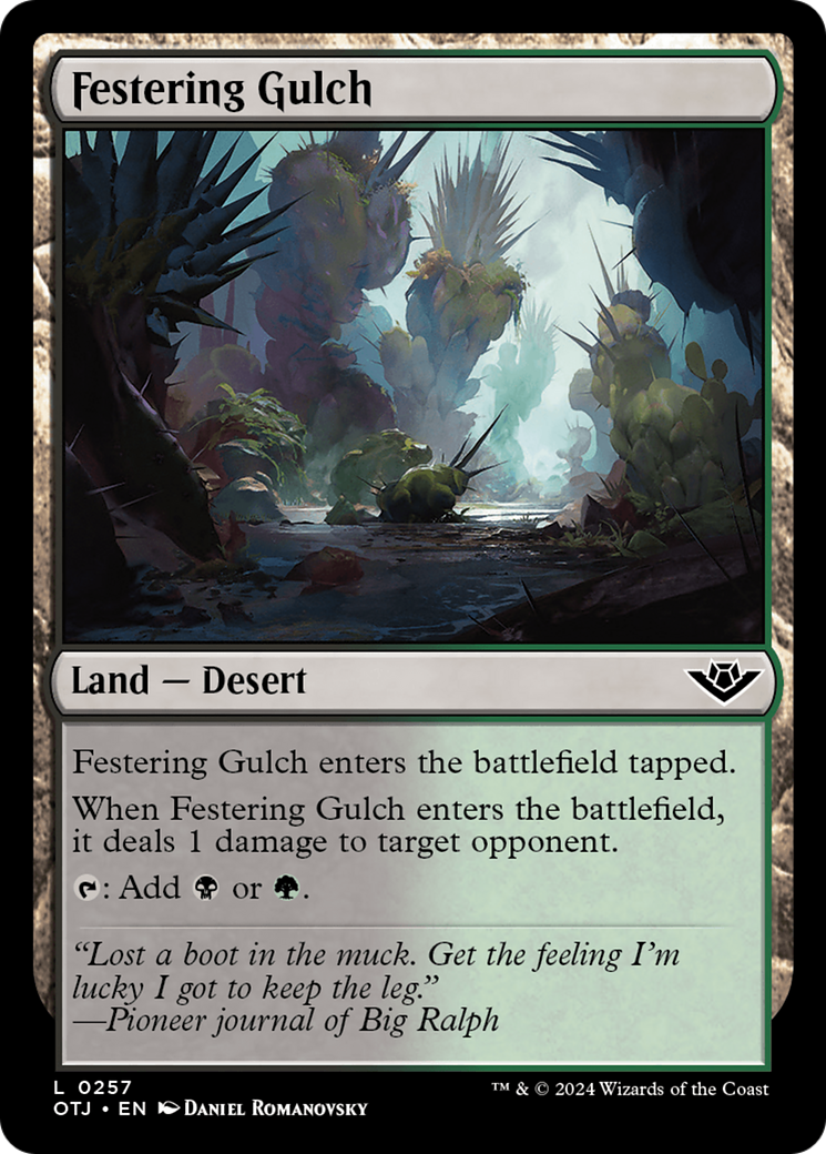 Festering Gulch [Outlaws of Thunder Junction] Magic: The Gathering