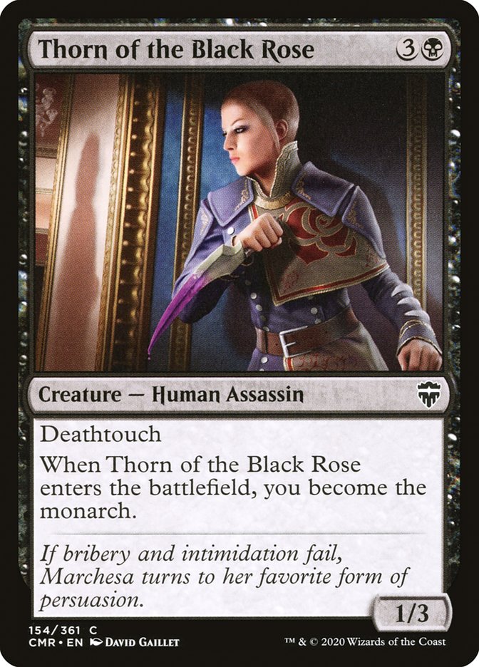 Thorn of the Black Rose [Commander Legends] Magic: The Gathering