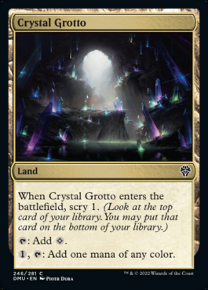 Crystal Grotto [Dominaria United] Magic: The Gathering