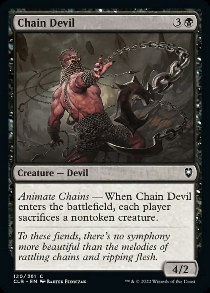 Chain Devil [Commander Legends: Battle for Baldur's Gate] Magic: The Gathering