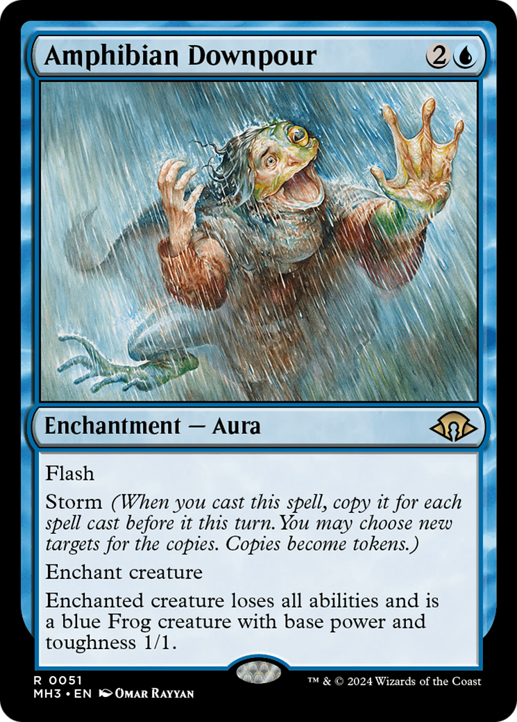 Amphibian Downpour [Modern Horizons 3] Magic: The Gathering