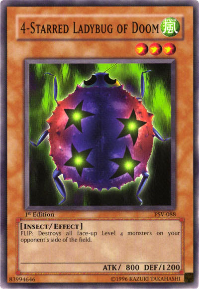 4-Starred Ladybug of Doom [PSV-088] Common Yu-Gi-Oh!