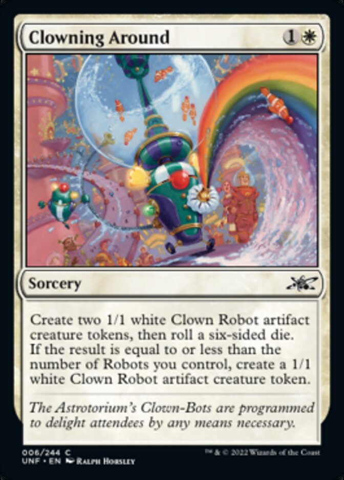 Clowning Around [Unfinity] Magic: The Gathering