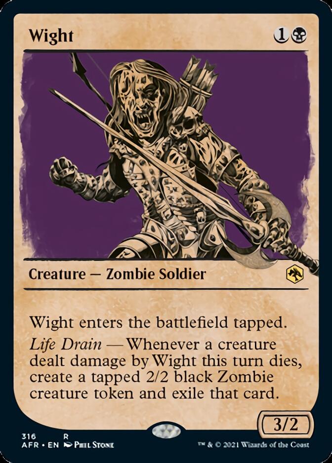 Wight (Showcase) [Dungeons & Dragons: Adventures in the Forgotten Realms] Magic: The Gathering