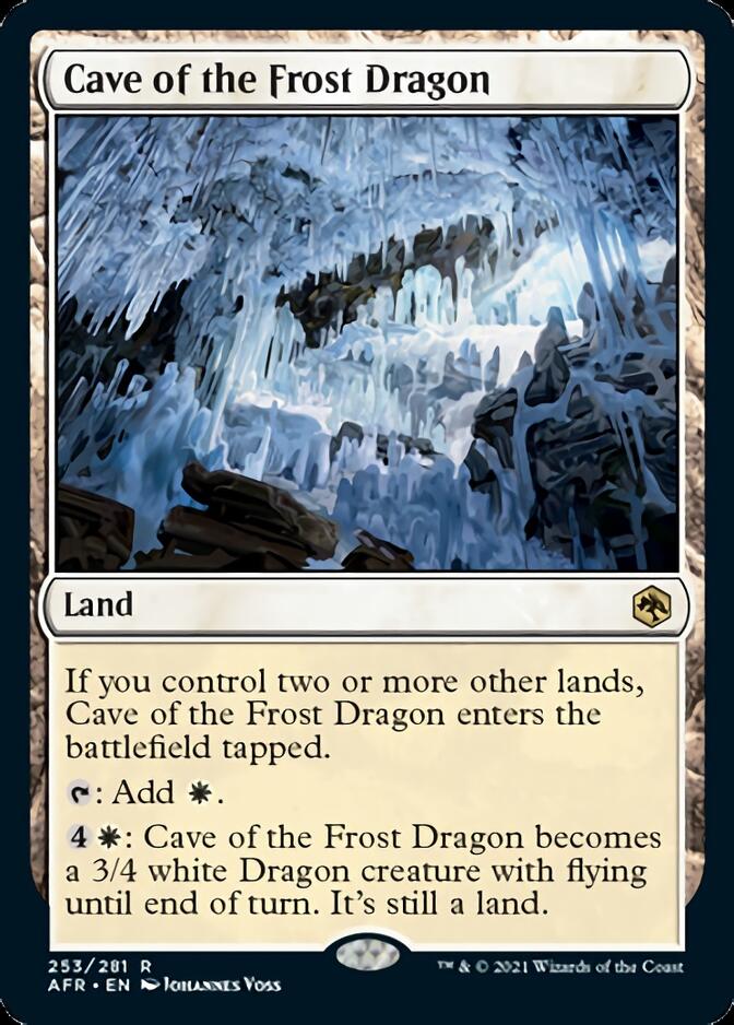 Cave of the Frost Dragon [Dungeons & Dragons: Adventures in the Forgotten Realms] Magic: The Gathering