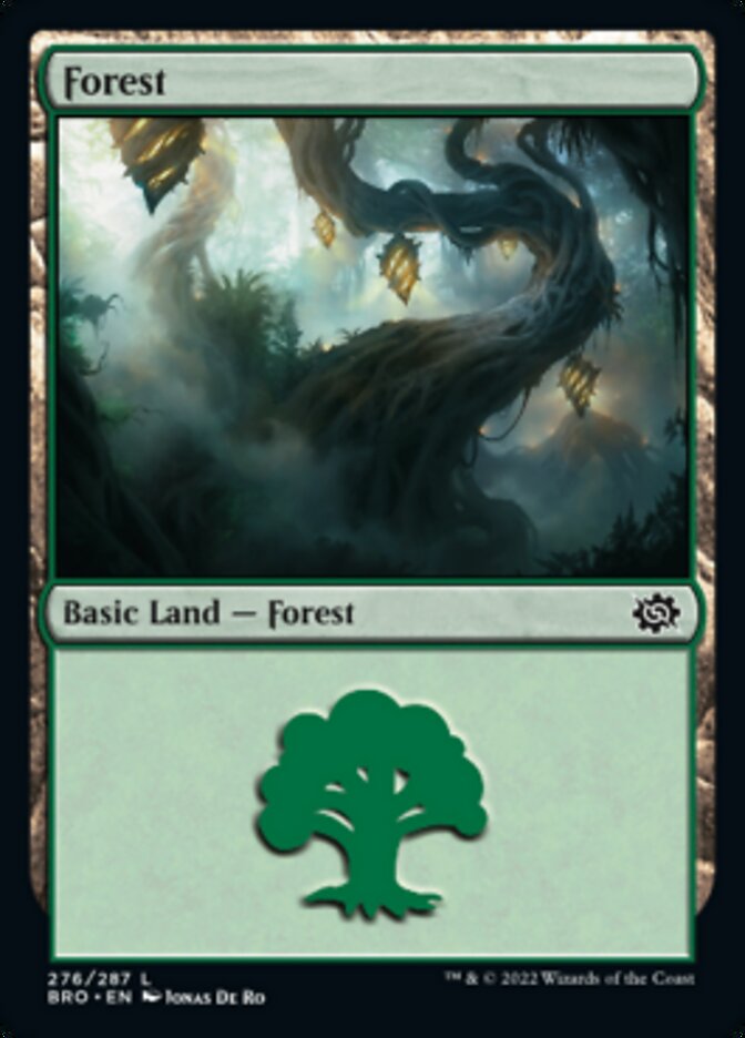 Forest (276) [The Brothers' War] Magic: The Gathering