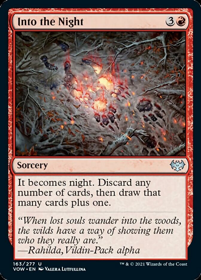 Into the Night [Innistrad: Crimson Vow] Magic: The Gathering