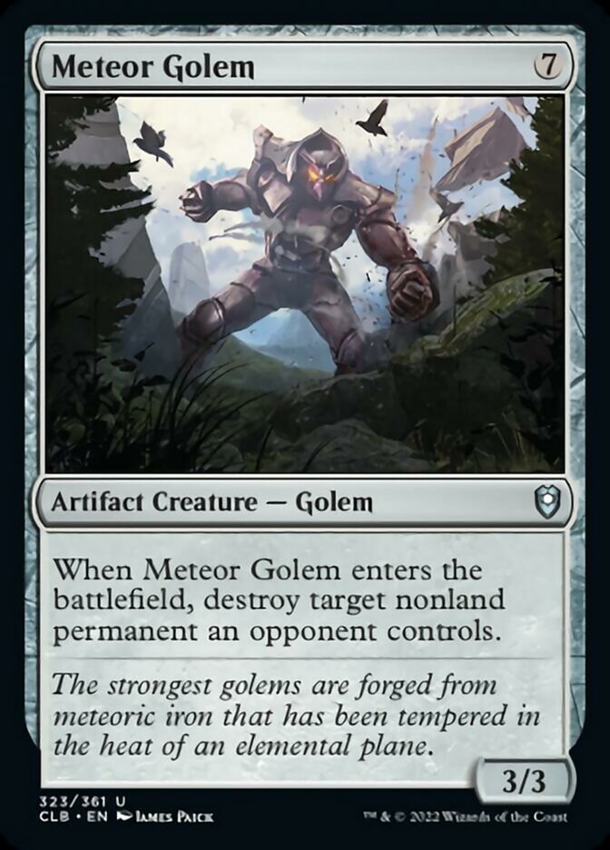 Meteor Golem [Commander Legends: Battle for Baldur's Gate] Magic: The Gathering