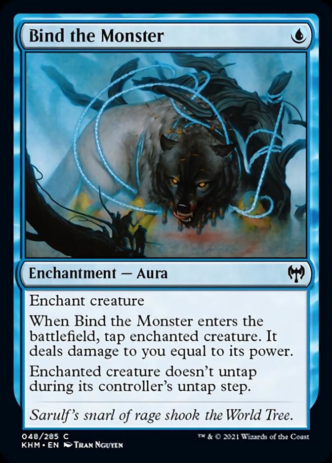 Bind the Monster [Kaldheim] Magic: The Gathering