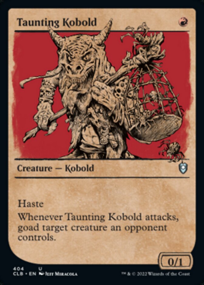 Taunting Kobold (Showcase) [Commander Legends: Battle for Baldur's Gate] Magic: The Gathering