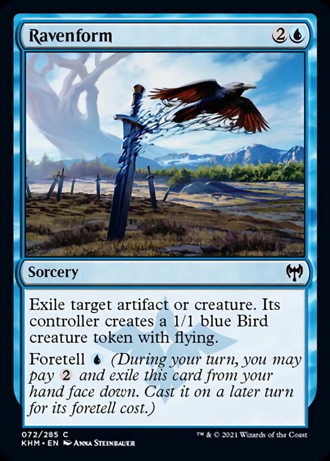 Ravenform [Kaldheim] Magic: The Gathering