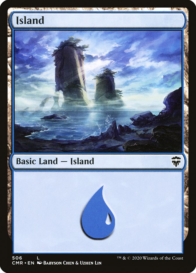 Island (506) [Commander Legends] Magic: The Gathering